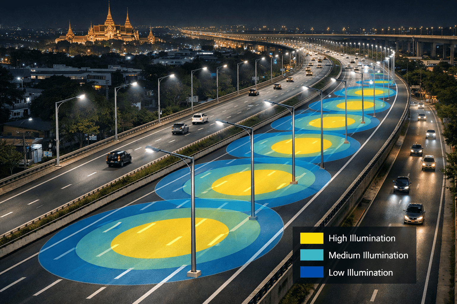 มาตรฐานไฟถนนกรมทางหลวง: สเปกสำคัญที่ต้องรู้ก่อนเลือกใช้