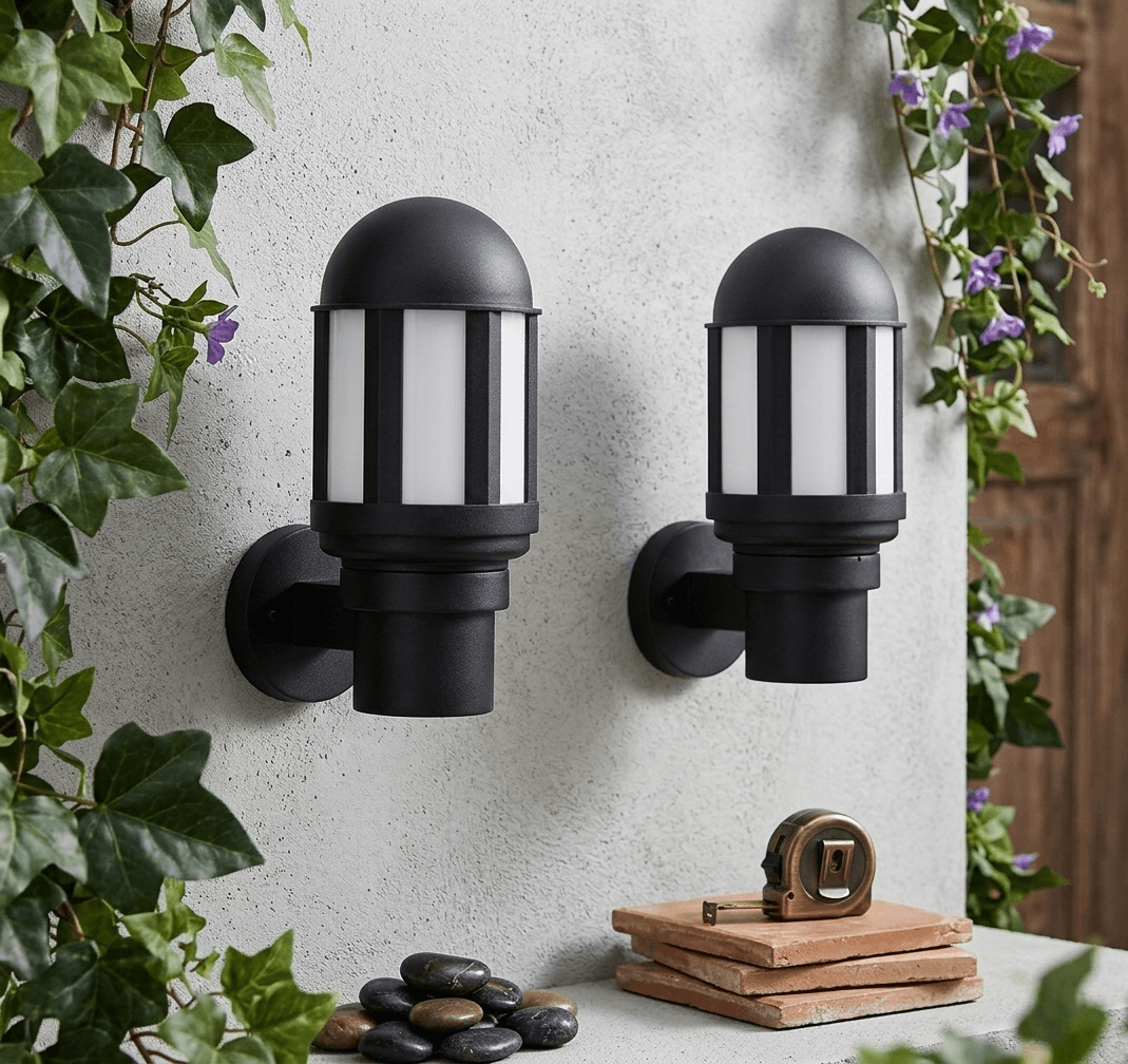 Lunar-โคมไฟผนัง-บาวาเรีย-SC699WL-สีเทาเงิน-สีดำ-ติดภายนอก-สไตล์ยุโรป