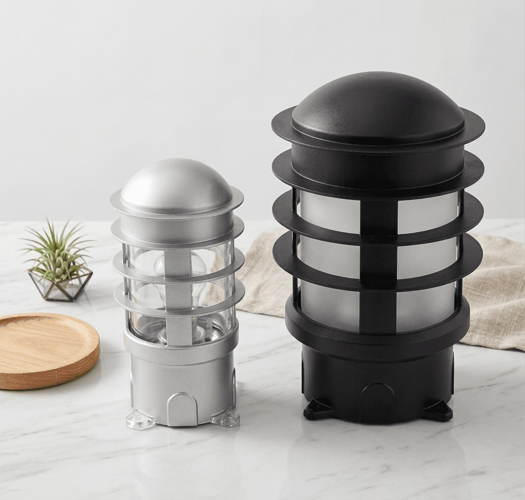 Lunar-โคมไฟหัวเสาทรงญี่ปุ่น รุ่น SC689P Japan Style