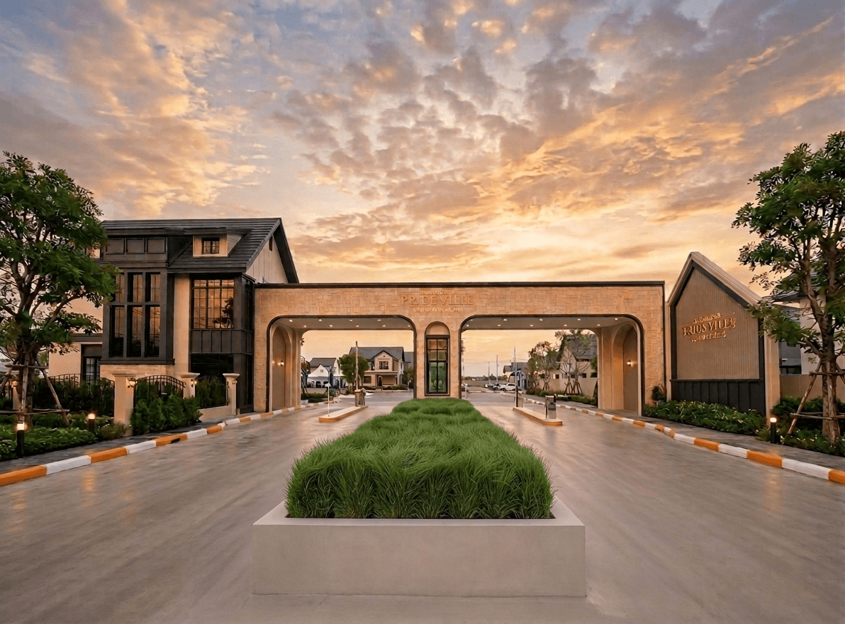 ออกแบบไฟซุ้มประตูหมู่บ้าน นราเฮ้าส์ ไพรด์วิลล์, Lighting Design Main Gate, คำนวณค่าความสว่างทางเข้าโครงการ