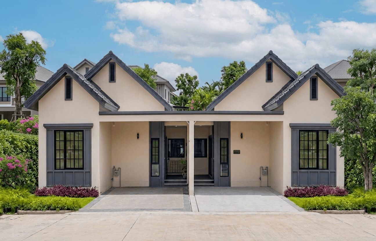 ออกแบบระบบไฟฟ้าบ้านแฝดชั้นเดียว Type B, วางระบบไฟบ้านนราเฮ้าส์ ไพรด์วิลล์, บริการออกแบบไฟฟ้าบ้านพักอาศัย